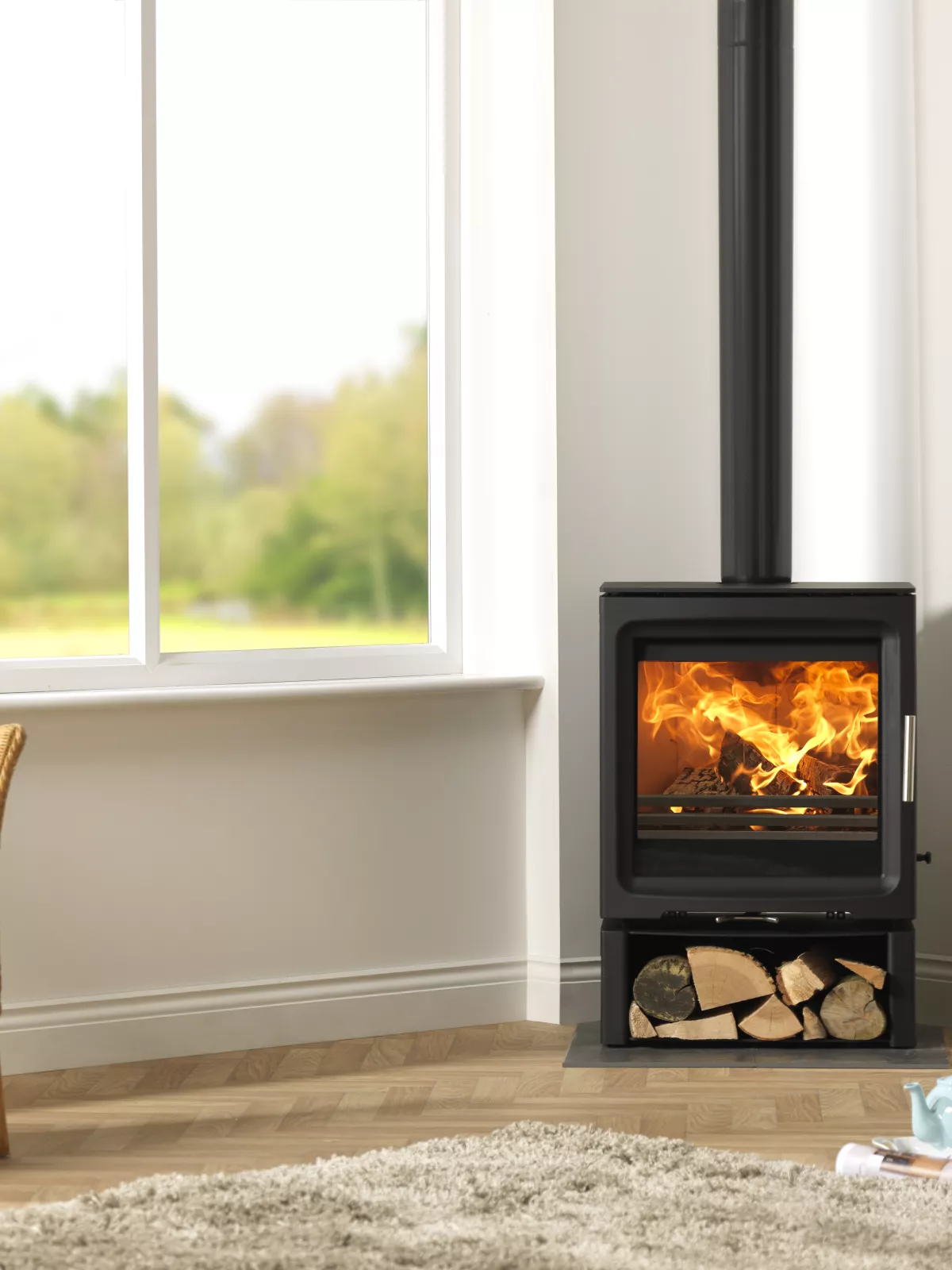Purevision 5kW Wide Slimline Stove
