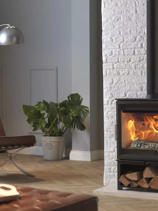 Product Woodtec 5kW Extra Wide Wood Burning Stove Image