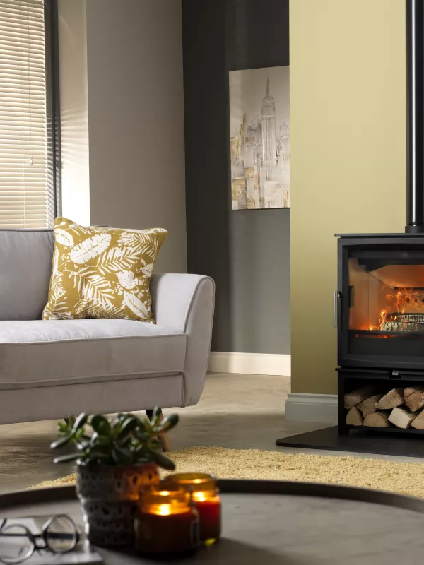 Product Woodtec 5kW Wide Deep Wood Burning Stove Image